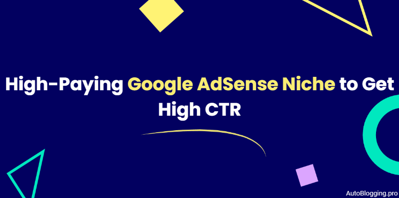 High-Paying Google AdSense Niche to Get High CTR